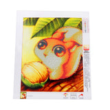 Maxbell Animal Embriodery Rhinestone Painting Cross Stitch Kit DIY Craft Kids Xmas Home Decor Gift  - Squirrel