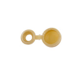 Maxbell Pack of 50 Hinged Plastic Screw Washer Cover Caps For 6g 8g Screws Beige