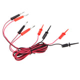 Maxbell 1 Pair Professional Test Equipment Banana Plug To Test Hook Clip Probe Lead Cable