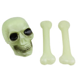 Maxbell Luminous Skull Bone Halloween Party Supplies Decoration Toy Party Skeleton Kids Gift Accs