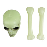 Maxbell Luminous Skull Bone Halloween Party Supplies Decoration Toy Party Skeleton Kids Gift Accs