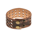 Maxbell Fashion Punk Wide Casual Bangle Woven PU Leather Bracelets Jewelry for Men