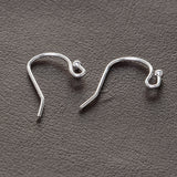 Maxbell 925 Sterling Silver Fish Hook Earring Wires Earrings Hooks Findings Craft
