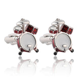 Maxbell Music Drum Shape Cufflinks Wholesale Cufflinks Cuff Nails French Shirt for Men Gifts