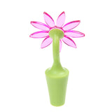 Maxbell Reusable Champagne Bottle Stopper Plastic Sun Flower Wedding Xmas Party Gift