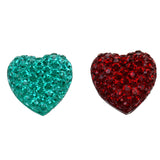 Maxbell 50 Pcs Chic Fashion Beautiful Mix Heart Combination Flatback Appliques Buttons DIY Crafts