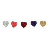 Maxbell 50 Pcs Chic Fashion Beautiful Mix Heart Combination Flatback Appliques Buttons DIY Crafts