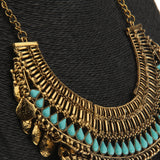 Maxbell Chunky Gold Necklace Women Jewelry Pendant Choker Chunky Statement Necklace