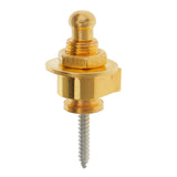 Maxbell Skidproof Belt Button Strap Lock for Electric Guitar & Bass Music Acce Gold