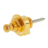 Maxbell Skidproof Belt Button Strap Lock for Electric Guitar & Bass Music Acce Gold