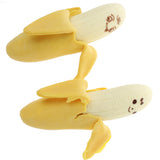 Maxbell 4pcs/Pack Creative Kid's Cartoon Colorful Banana Fruit Rubber Pencil Eraser