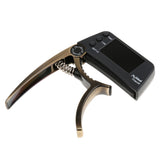Maxbell TCapo20 Alloy Professional Acoustic Electric Guitar Bass Violin Capo Tuner Bronze