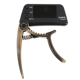 Maxbell TCapo20 Alloy Professional Acoustic Electric Guitar Bass Violin Capo Tuner Bronze