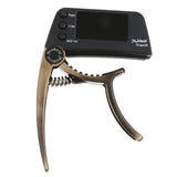Maxbell TCapo20 Alloy Professional Acoustic Electric Guitar Bass Violin Capo Tuner Bronze