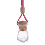 Maxbell Car Fragrance Clear Empty Refillable Perfume Air Freshener Hanging Bottle#D
