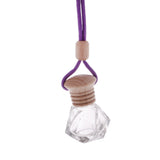 Maxbell Car Fragrance Clear Empty Refillable Perfume Air Freshener Hanging Bottle#D