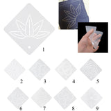 Maxbell Acrylic Quilting Template Patchwork Embroidery Stencils for Sewing Crafts 008