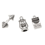 Maxbell Pack of 30 Vintage Jewelry Charms Family Pendants for DIY Jewelry Craft Xmas Gift