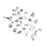 Maxbell Pack of 30 Vintage Jewelry Charms Family Pendants for DIY Jewelry Craft Xmas Gift