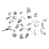 Maxbell Pack of 30 Vintage Jewelry Charms Family Pendants for DIY Jewelry Craft Xmas Gift