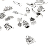 Maxbell Pack of 30 Vintage Jewelry Charms Family Pendants for DIY Jewelry Craft Xmas Gift