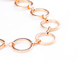 Maxbell Fashion Women Punk Style Geometry Round Circle Collar Choker Necklace Gold