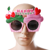 Maxbell Novelty Happy Birthday Cupcake Cherry Sunglasses Glasses Fancy Dress Hen Stag Party