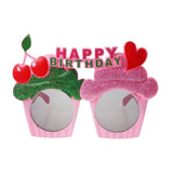 Maxbell Novelty Happy Birthday Cupcake Cherry Sunglasses Glasses Fancy Dress Hen Stag Party