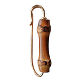 Maxbell Vintage Bamboo Novelty Safety Pin Brooch Breastpin 5.5x2cm