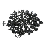 Maxbell 50PCS Nylon Push-Type Bumper Retainers Clips for Nissan