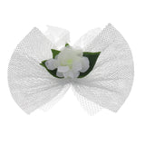 Maxbell Kids Flowers Bowknot Knot Veil Hair Clips Hairband Wedding Girls Deocr