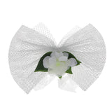 Maxbell Kids Flowers Bowknot Knot Veil Hair Clips Hairband Wedding Girls Deocr