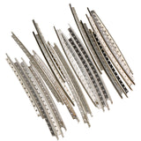 Maxbell 21Pcs Precut Copper Electric Bass Guitar Fret Wire Fretwire Set 2.7mm Silver Guitar Accessories