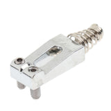 Maxbell 6x Chrome Rectanguler Flat Saddles Electric Guitar Strat Tremolo Trem Bridge Roller Bridge Tremolo Saddles