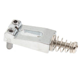 Maxbell 6x Chrome Rectanguler Flat Saddles Electric Guitar Strat Tremolo Trem Bridge Roller Bridge Tremolo Saddles
