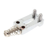 Maxbell 6x Chrome Rectanguler Flat Saddles Electric Guitar Strat Tremolo Trem Bridge Roller Bridge Tremolo Saddles