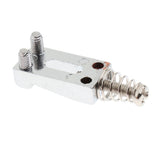 Maxbell 6x Chrome Rectanguler Flat Saddles Electric Guitar Strat Tremolo Trem Bridge Roller Bridge Tremolo Saddles