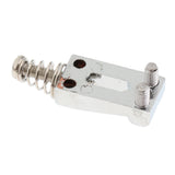 Maxbell 6x Chrome Rectanguler Flat Saddles Electric Guitar Strat Tremolo Trem Bridge Roller Bridge Tremolo Saddles