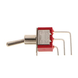 Maxbell 5pcs Red On/On Mini Toggle Switch 3 PIN SPDT Right Angle Length 39mm