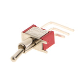 Maxbell 5pcs Red On/On Mini Toggle Switch 3 PIN SPDT Right Angle Length 39mm