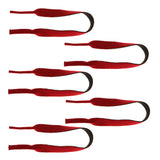 Maxbell Red Neoprene Sport Eyewear Glasses Neck Cord Retainer Band Strap 5pcs