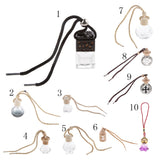 Maxbell Car Fragrance Clear Empty Refillable Perfume Air Freshener Hanging Bottle#B