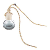 Maxbell Car Fragrance Clear Empty Refillable Perfume Air Freshener Hanging Bottle#B