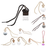 Maxbell Car Fragrance Clear Empty Refillable Perfume Air Freshener Hanging Bottle#B