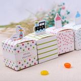 Maxbell Duck Style Gift Candy Boxes for Baby Shower Christening Party Pack of 20