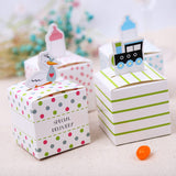 Maxbell Duck Style Gift Candy Boxes for Baby Shower Christening Party Pack of 20