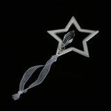 Maxbell Silver Crystal Star Home Party Ornament Xmas Tree Phone Hanging Decor Gift