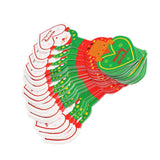 Maxbell 50psc Lovely Christmas Santa Clause Reindeer Paper Hang Tags Gift Labels Wholesale