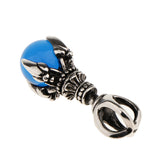 Maxbell Creative Rotate Dragon Claw Hold Blue Crystal Ball Biker Gothic Pendant Gift Fashion Jewelry