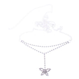 Maxbell Silver Women Girls Butterfly Body Belly Chain Jewelry Waist Beachwear Body Jewelry